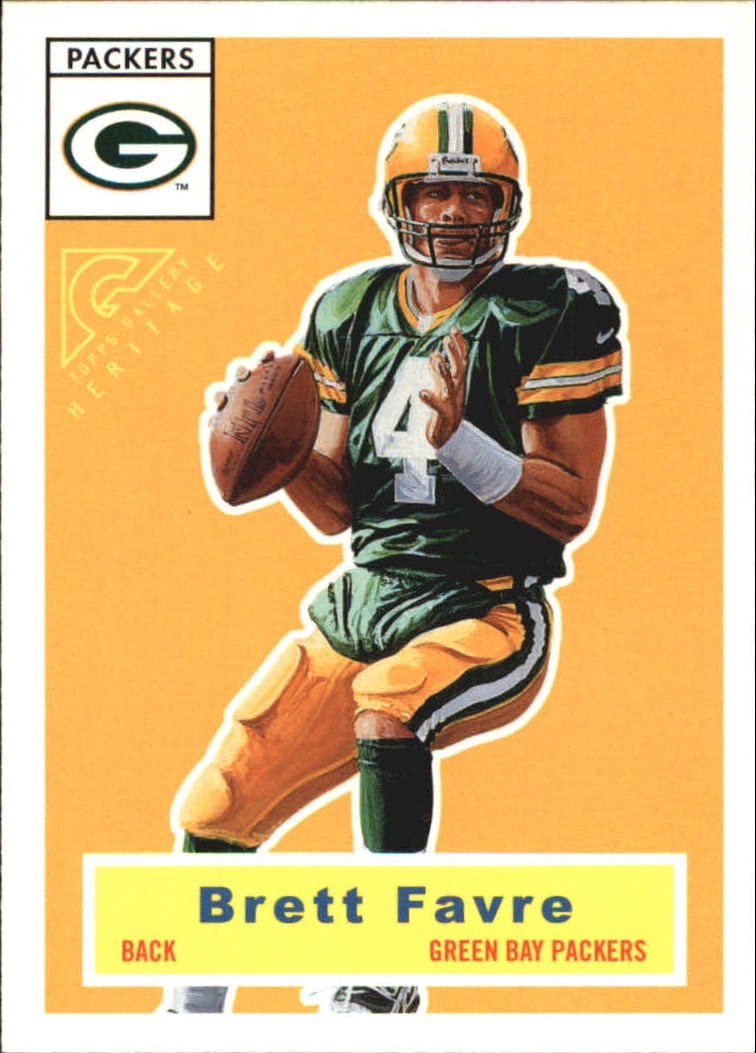 Amazon.com: 2000 Topps Gallery Heritage Football Card #H4 Brett Favre :  Collectibles & Fine Art