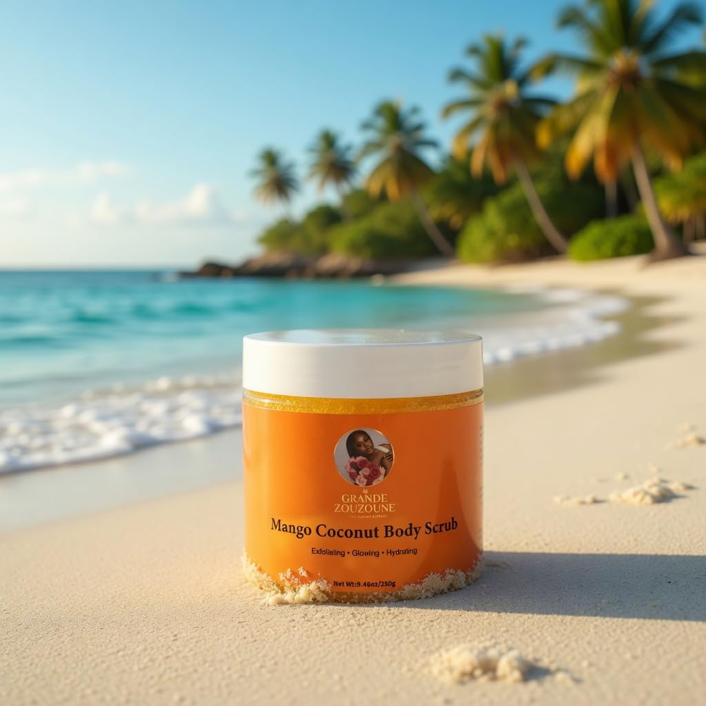 Grande Zouzoune Coconut mango Body scrub Organic Vegan
