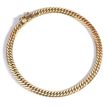 中古　美品18k喜平ブレスレット　6面ダブル　10g18cm 金ゴールドGOLD 楽天市場】喜平 ブレスレット K18 6面カット ダブル 10g 18cm