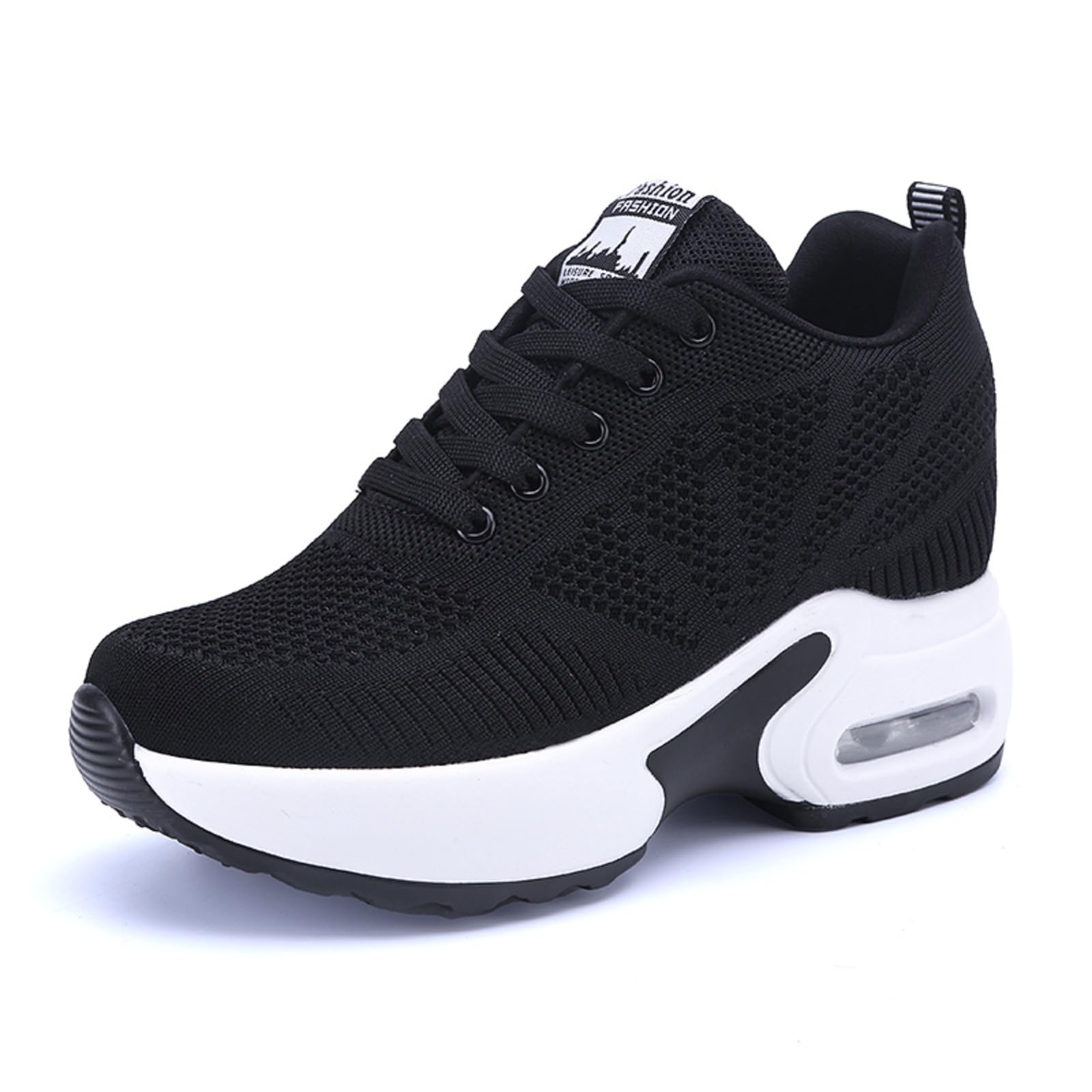 Zapatillas con Tacón de Cuña para Mujer Zapatillas Deportivas Transpirables Zapatos Ligeros Invisibles para Aumentar Estatura