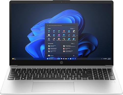 HP 255R G10 Notebook 15.6" FHD AMD Ryzen™ 5 8GB RAM 512GB SSD Windows 11 Home - Turbo silver