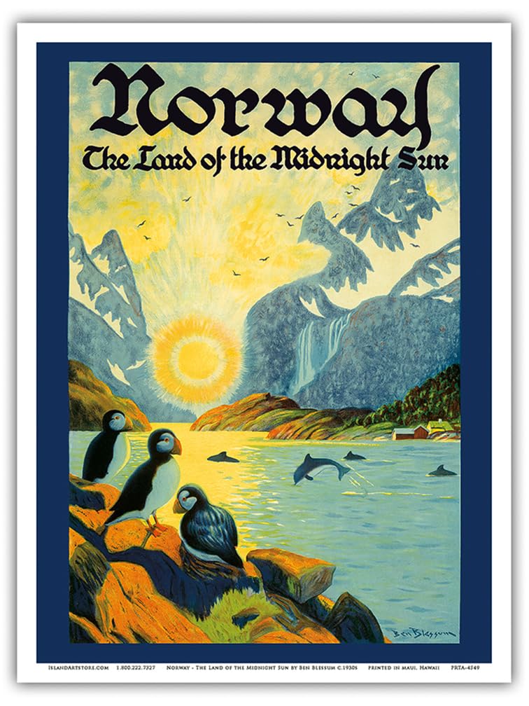 Amazon.com: Norway - The Land of the Midnight Sun - Norwegian