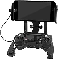 Vista 2 de Tineer Soporte frontal extendido con control remoto para DJI Mavic 2 Pro/Zoom, Mini, Air, Spark Drone, soporte frontal de 4.6-11 pulgadas para clip