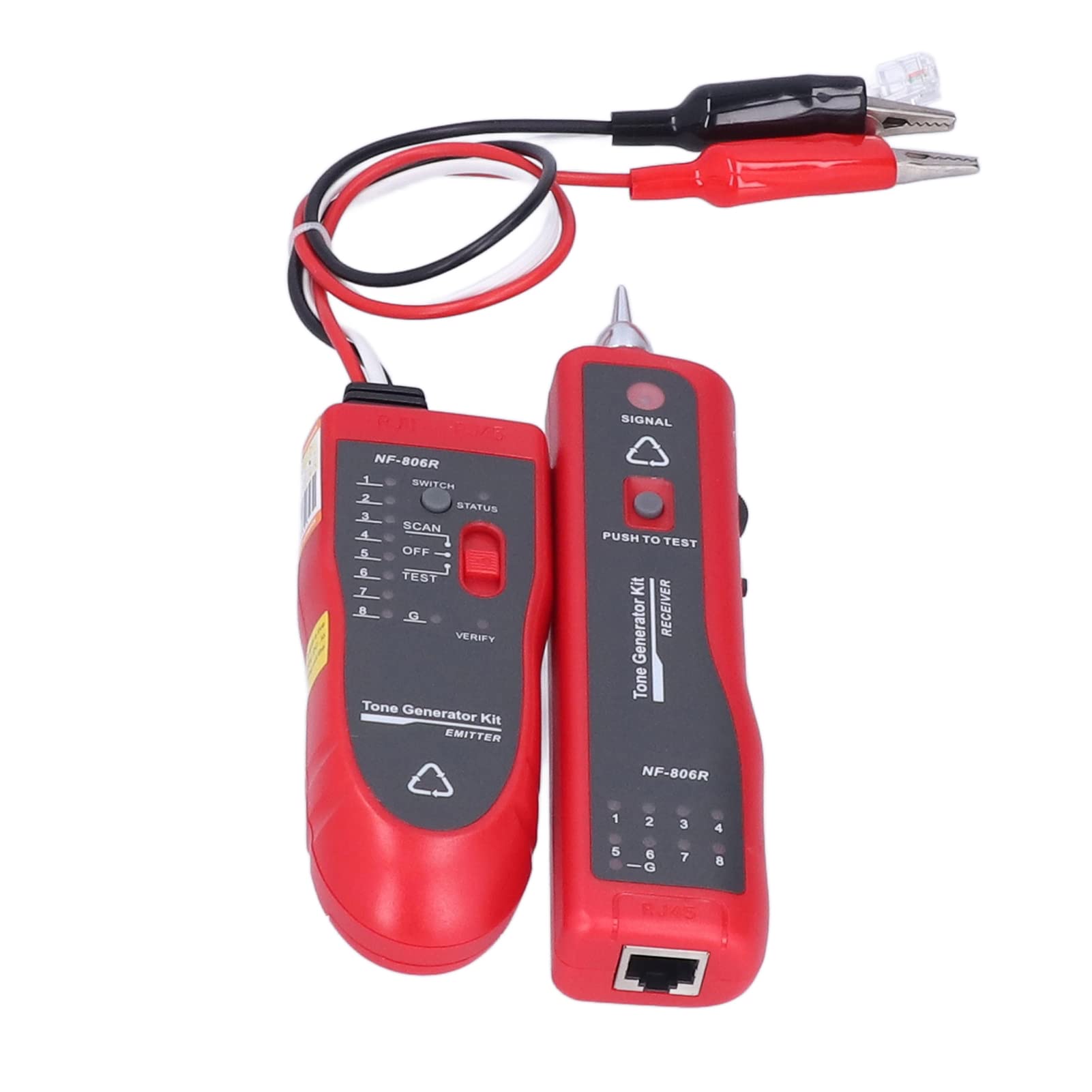 NF 806r Line Finder Poe Burn Network Tester Tester kabli do zewnętrznej linii telekomunikacyjnej, potężne narzędzie przewodowe z wykrywaniem za pomocą jednego razu, wielokrotne