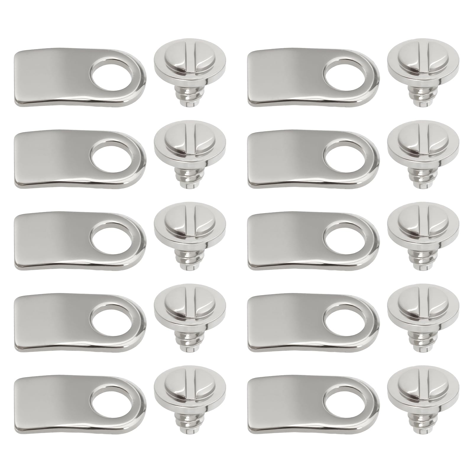 SG Store 10 Set Watch Movement Clamp Tab and Screw Set Compatible with ETA 2836 2834 2824 2846