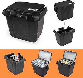 Removable Underseat Storage Bin Driver Under Seat Storage Box Tool Dry Box with Ice Bag for 2016 2017 2018 2019 2020 2021 2022 Can Am Defender MAX HD5 HD6 HD8 HD10 Replace OEM #715003399