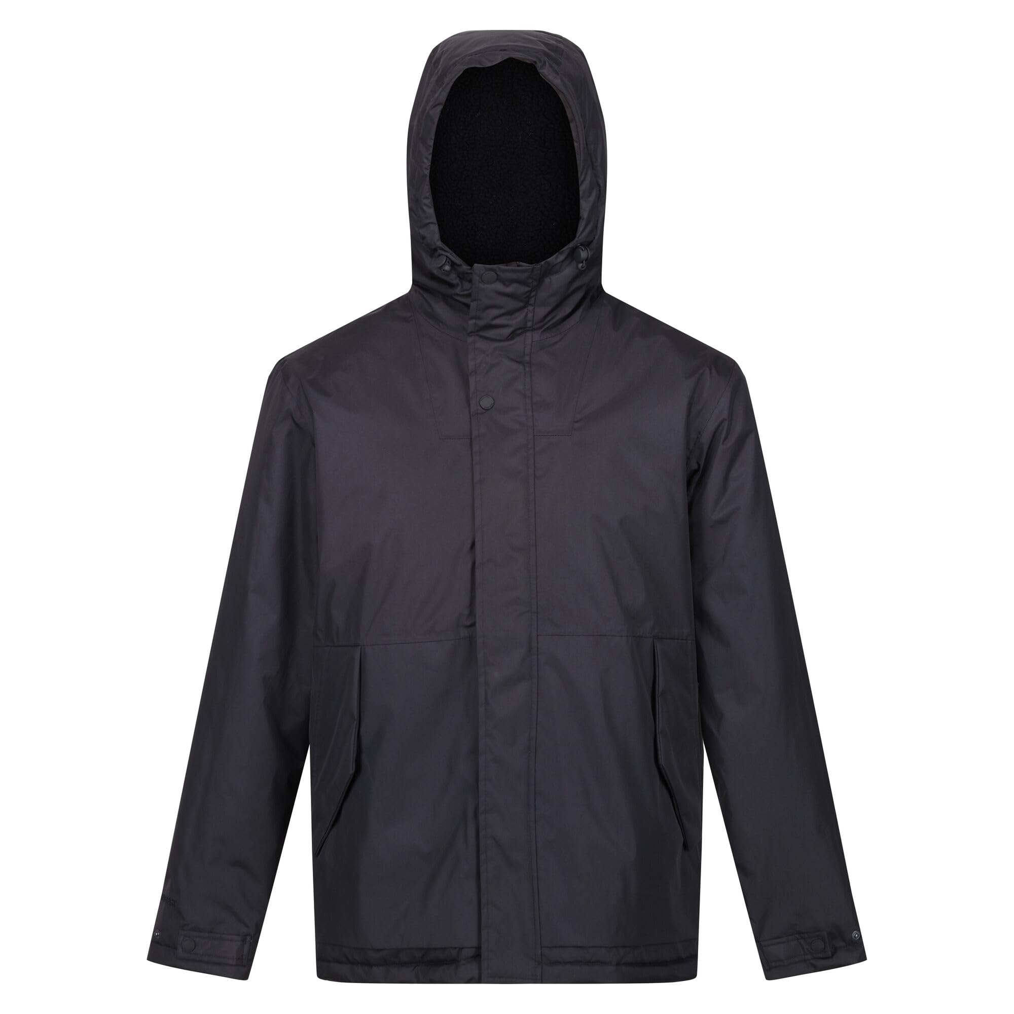Regatta (S, Black) Mens Sterlings Iv Waterproof Fleece Lined Jacket Coat - Burnt Henna