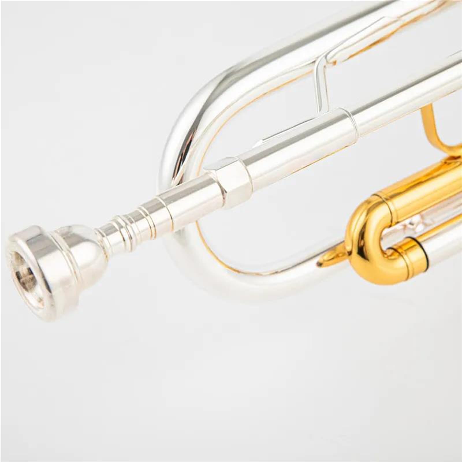 instrument muzyczny trąbka Trąbka Bb Posrebrzana Trąbka Mały Mosiężny Instrument Muzyczny Trompeta Professional High Grade