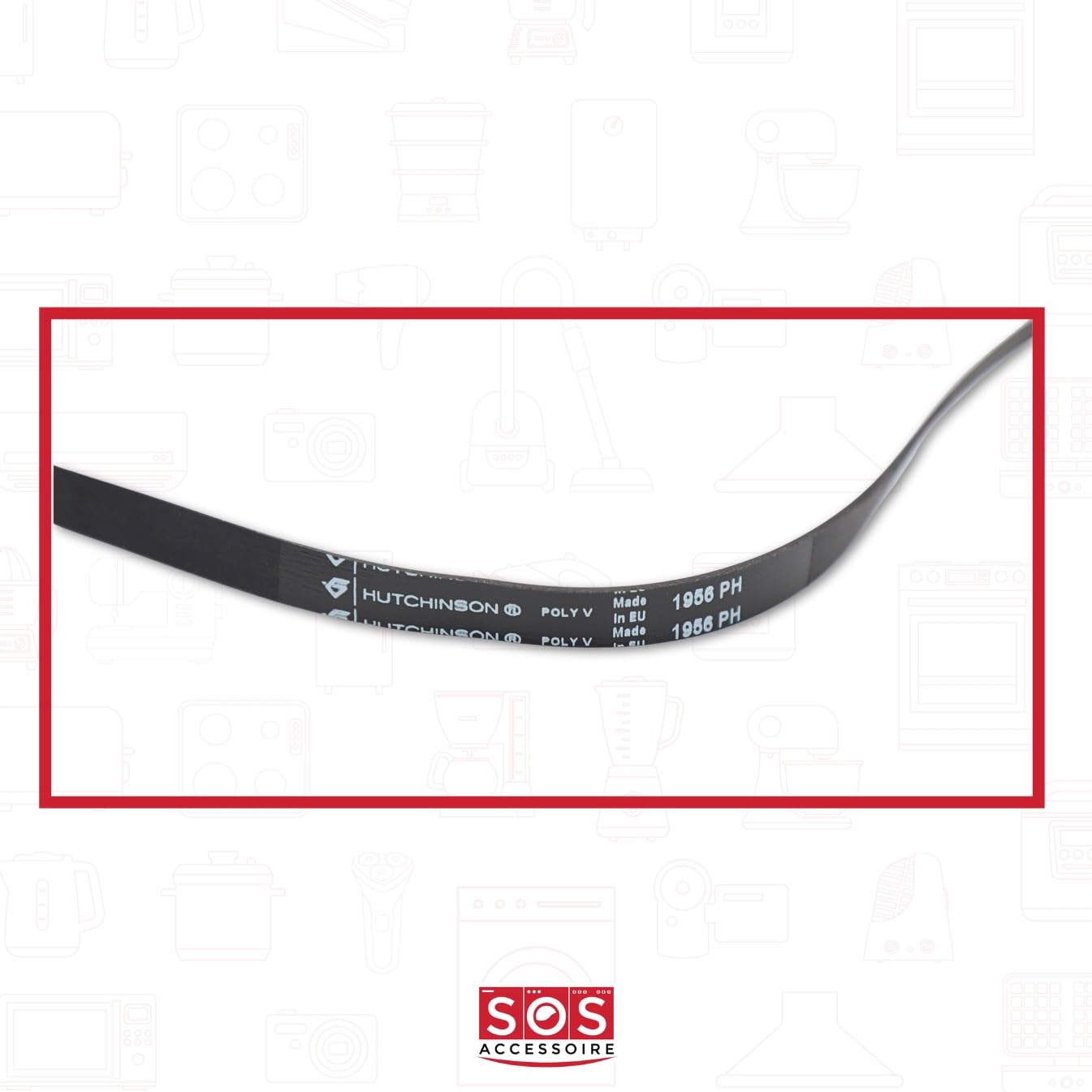 Cinghia Asciugatrice Cinghia Di Trasmissione Per Asciugatrice BEKO - Compatibile Con Codici 9PHE1966 E 2953240100, Nuova Di Ricambio Cinghia Asciugatrice Beko - Foto 12