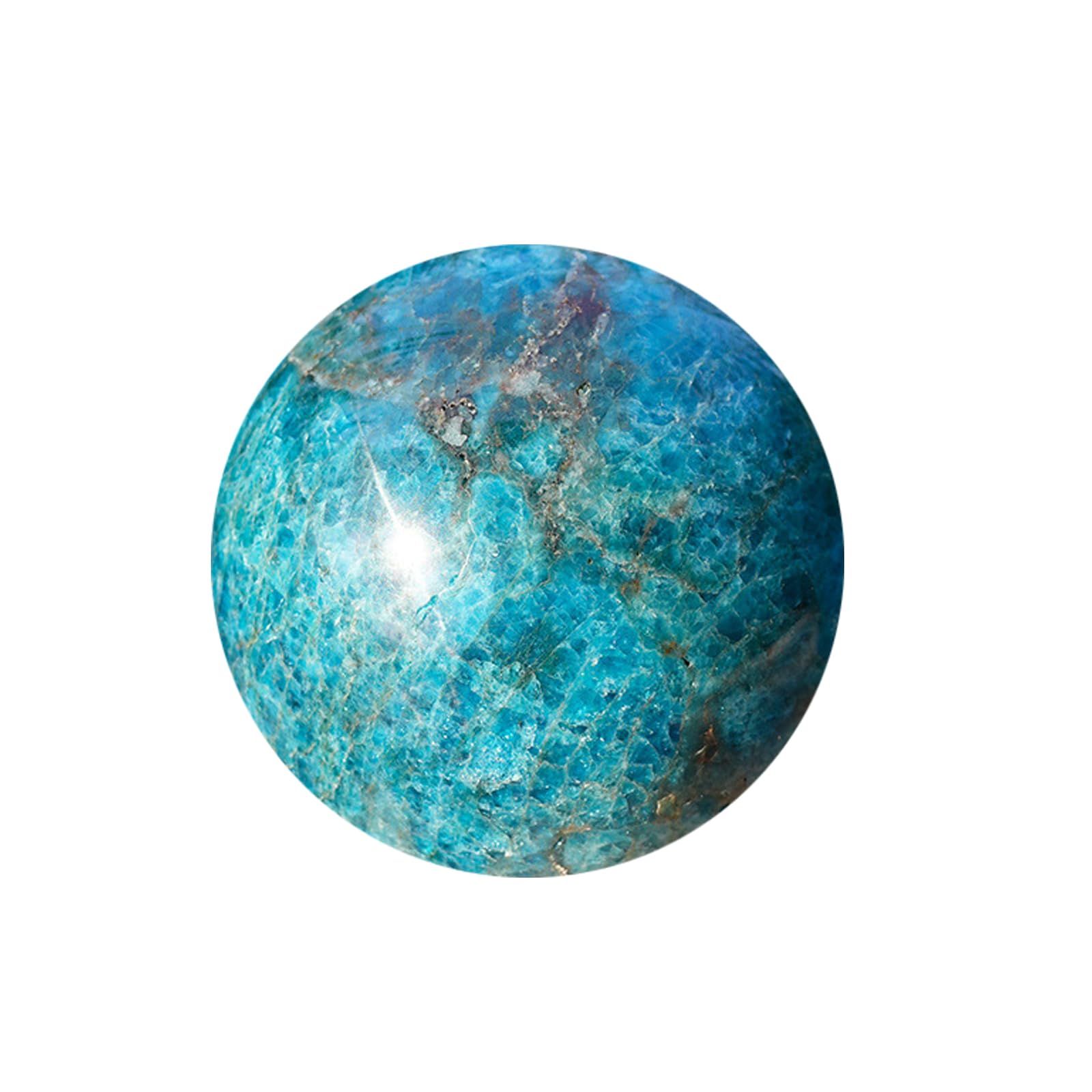 Natürliche Rohe Blaue Apatitkugel, Kristallkugel