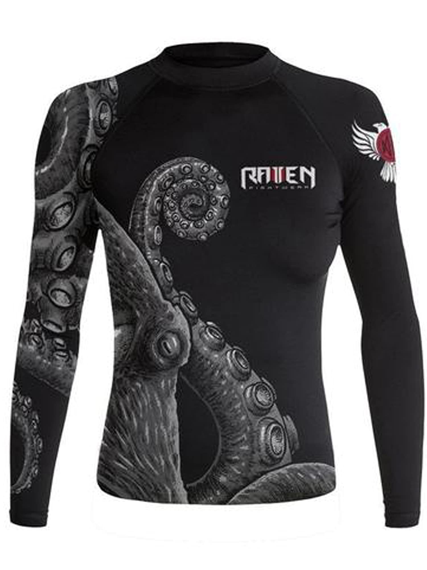 Raven Fightwear Womens Kraken Octopus Rash Guard MMA BJJ