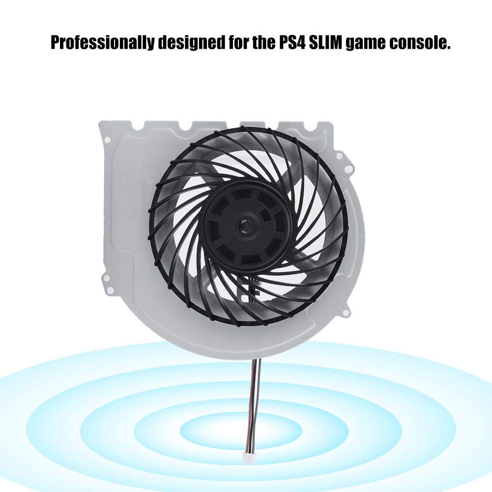 Ventilateur de Refroidissement pour PS4, Remplacement du kit de Ventilateur de Refroidissement Mince Interne avec Tournevis adapté pour PS4 Slim 2000