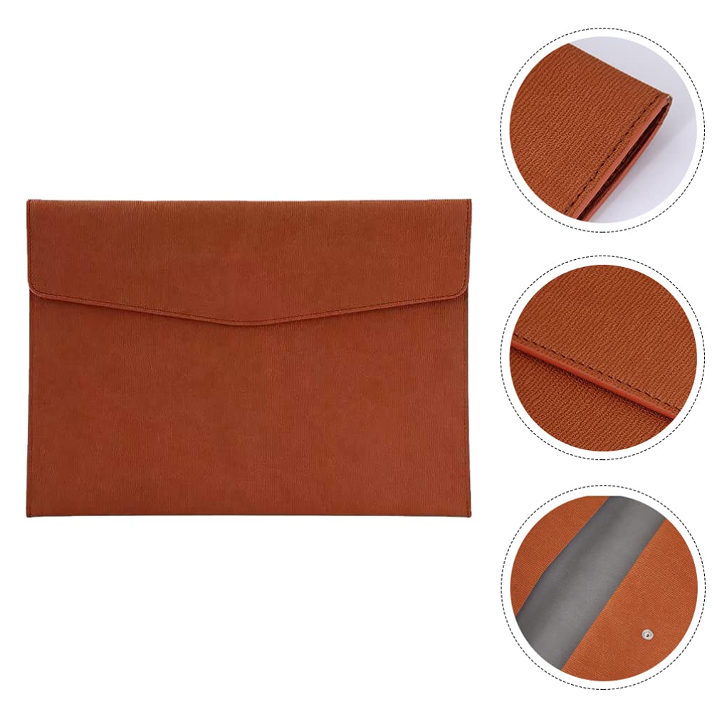 Almacenamiento de moda del bolso de trabajo del tamaño A4 del bolso de documento de la PU de la cartera del negocio 3