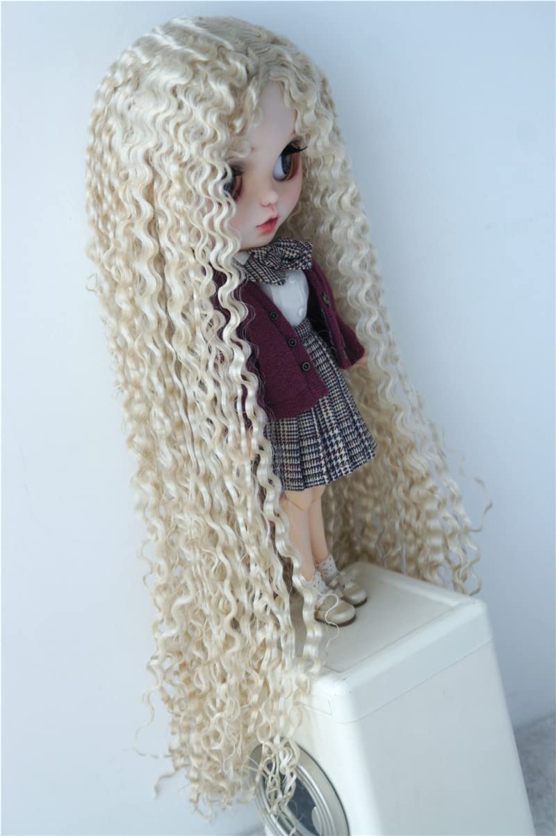 Jusuns Doll Wigs Only JD220 9-10inch Extremely Long Sauvage Fashion Curls 1/3 Blythes &QBaby Synthetic Mohair