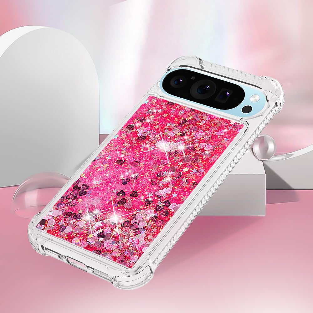 IMEIKONST Custodia Compatibile con Google Pixel 9 Pro XL, Brillantini