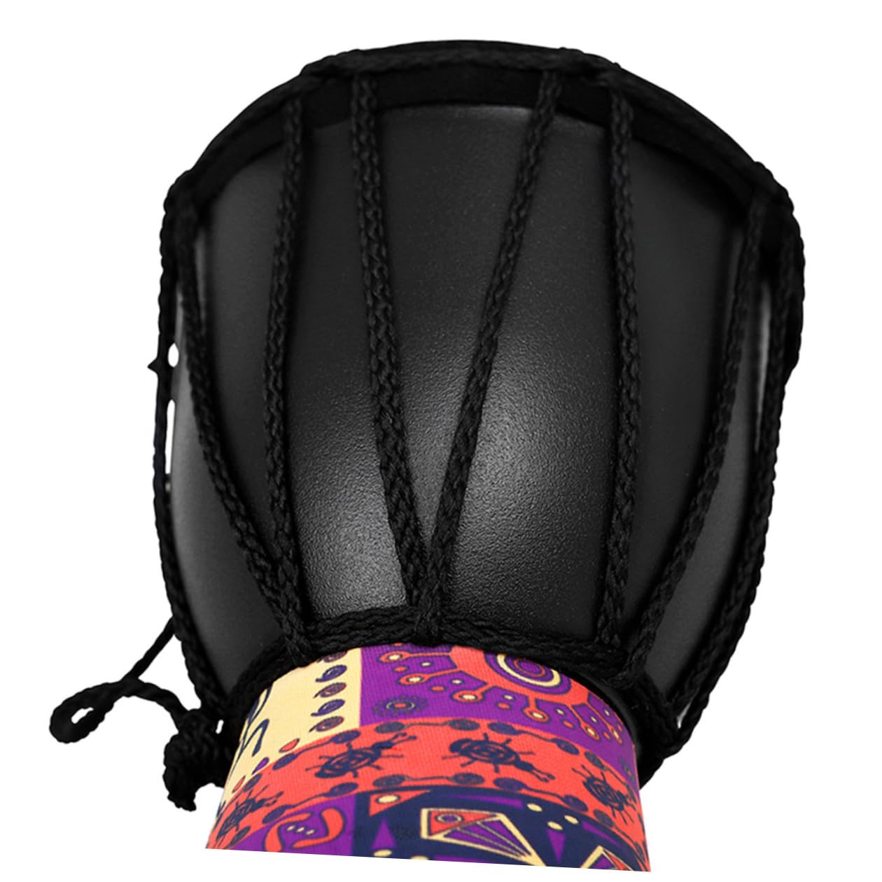 INOOMP Tamburo Djembe a Mano Per Ragazzo Ragazza 4 Pollici, Strumento a Percussione Leggero Per Principianti, Tamburo Africano Per Spettacoli e Lezioni Musicali Per Ragazzi e Ragazze