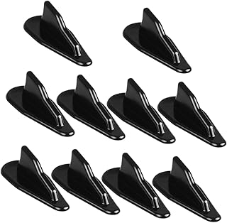 ibasenice 10 Peças Barbatanas De Teto Traseiras Barbatana De Tubarão Antena Barbatana De Rádio De Carro Fita Adesiva Aérea Base Barbatana Decoração Antena De Carro Barbatana De Telhado De