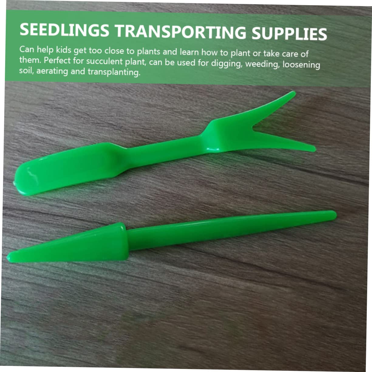 Toyvian 50 Juegos Kit de Herramientas de Jardinería de Herramientas de Trasplante Excavación y Deshierbe para Verduras y Suculentas para Cuidado de Plantas Macetas y