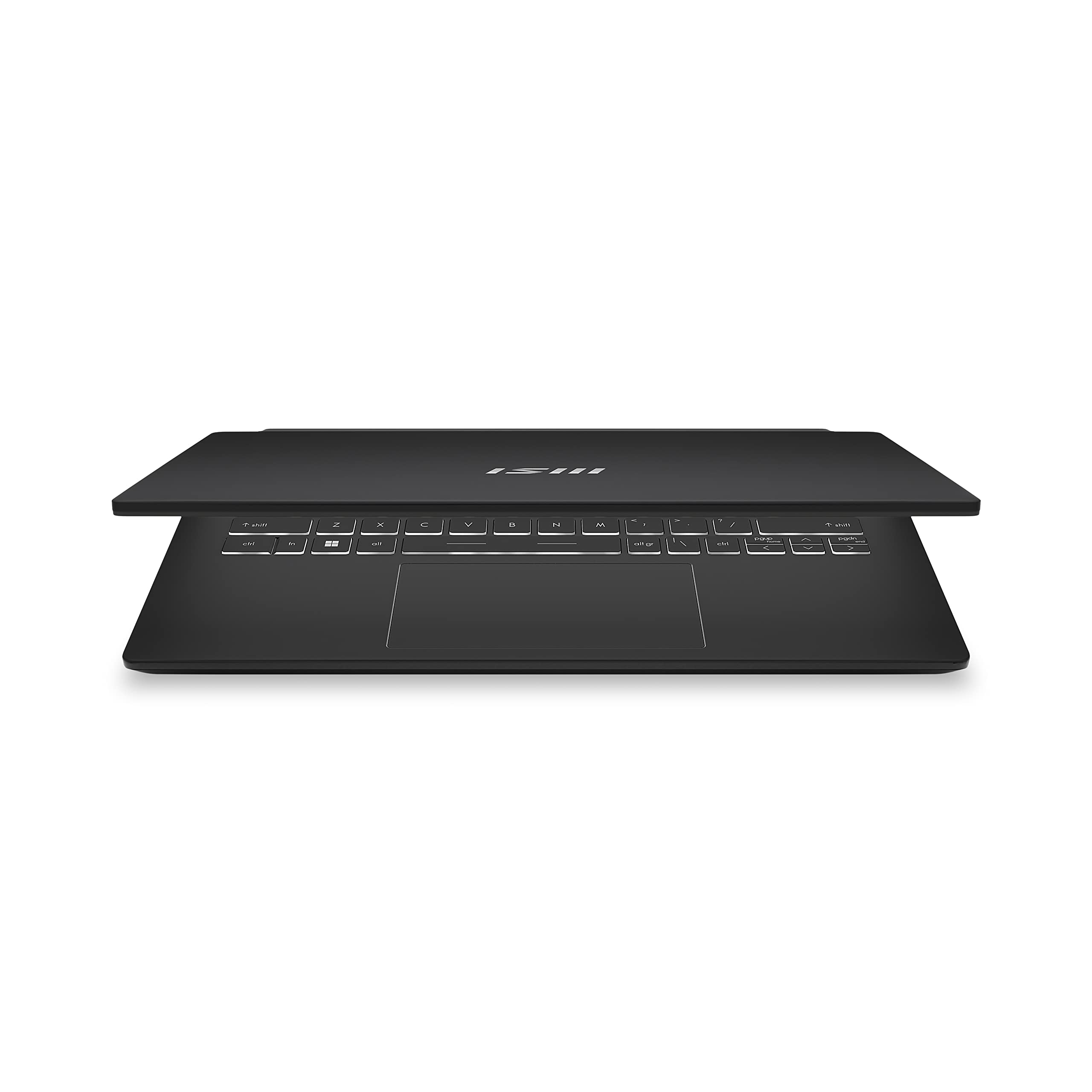 MSI Modern 14 C13M-613IT, Ordinateur Portable 14" FHD 60Hz, Intel i7-1355U, Intel Iris XE, RAM 16 Go DDR4 3200 MHz, 512 Go SSD PCIe3, WiFi 6, Win 11 Home, Disposition et Garantie ITA, Noir