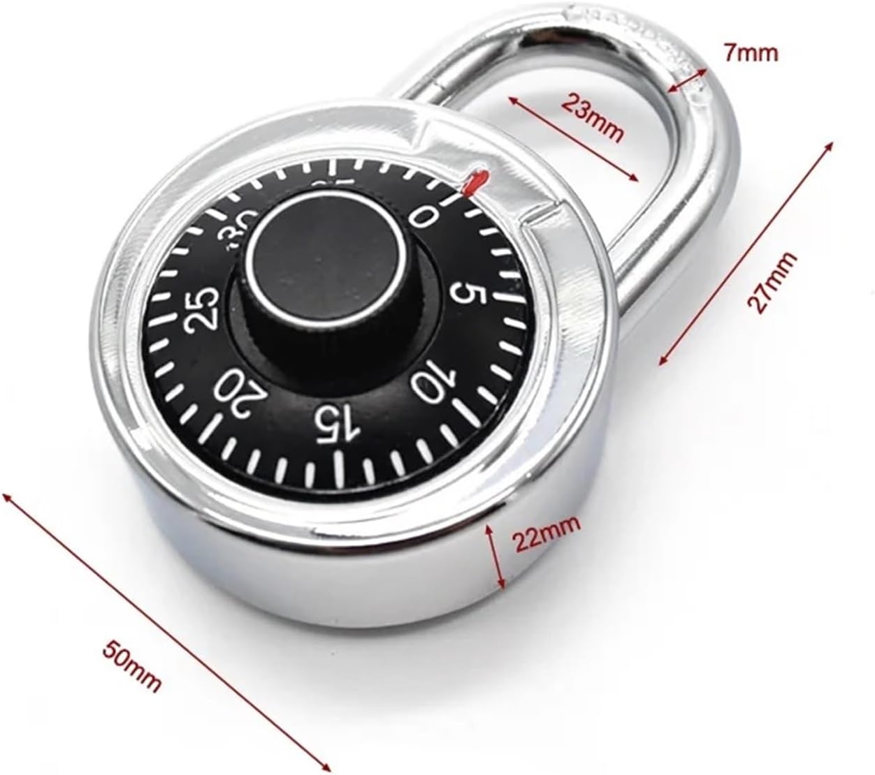 Cipher Disk Combination Padlock with 3 Digit Password Lock for School Locker Cabinet Or Door MMS6 1Pcs