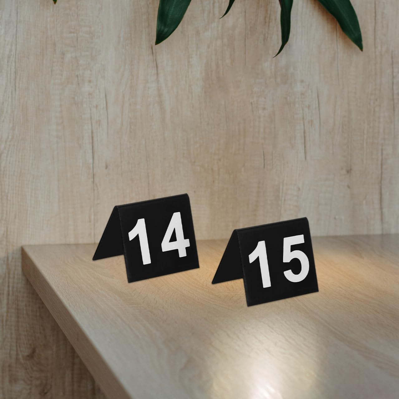 BESTYASH 20 numeri da tavolo double face in acrilico, 1-20 numeri da tavolo per ristoranti e matrimoni, segnaposto numerati per eventi