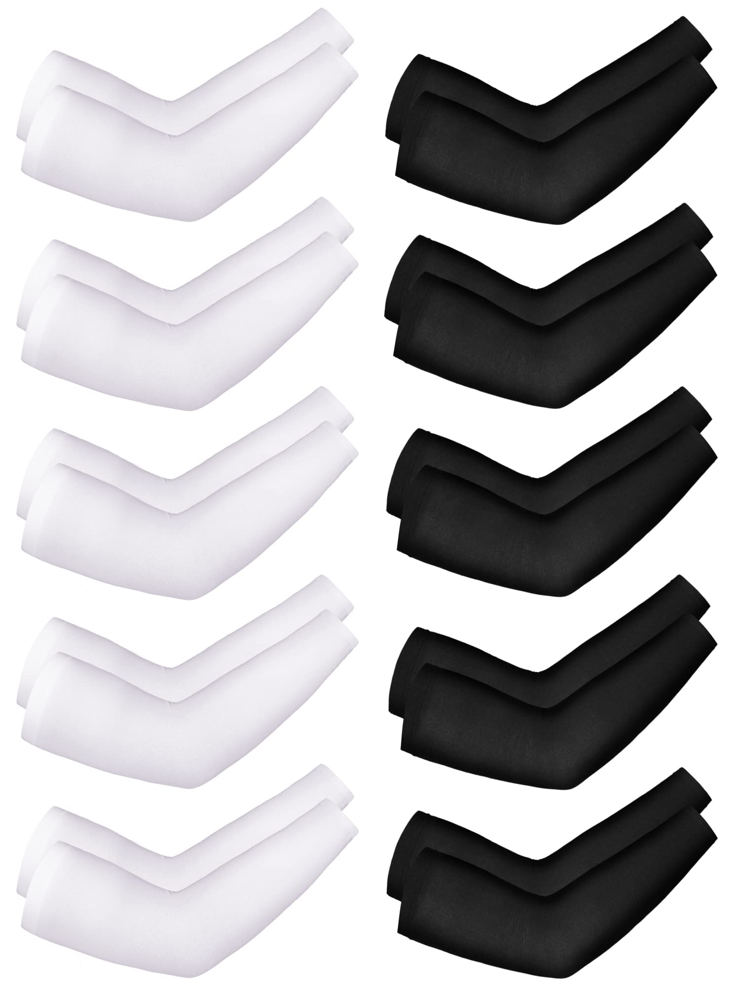 Boao 10 Pairs UV Sun Protection Arm Sleeve