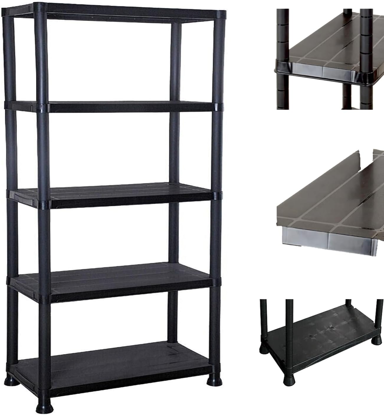 KINZA COLLECTION 45 Tier Metal Storage Shelves Rack Storage Shelf