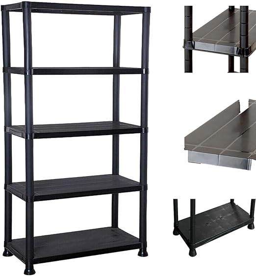 KINZA COLLECTION 45 Tier Metal Storage Shelves Rack Storage Shelf