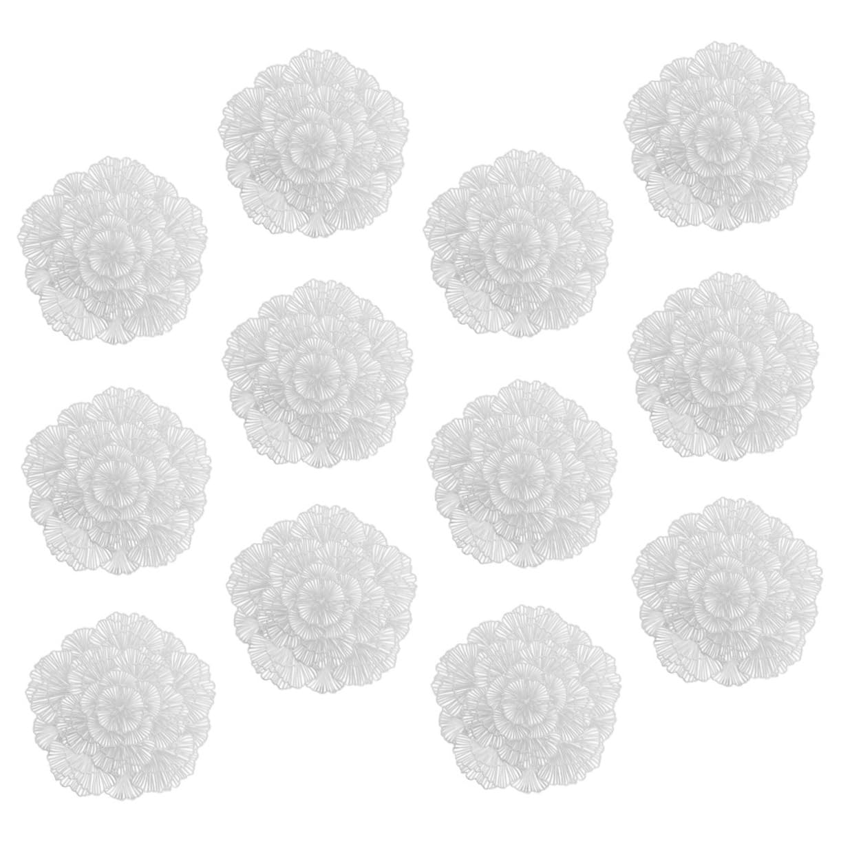 Alipis 12piezas Manteles Individuales Reutilizables Decorativos Aislantes para Cuencos Mesa De Comedor
