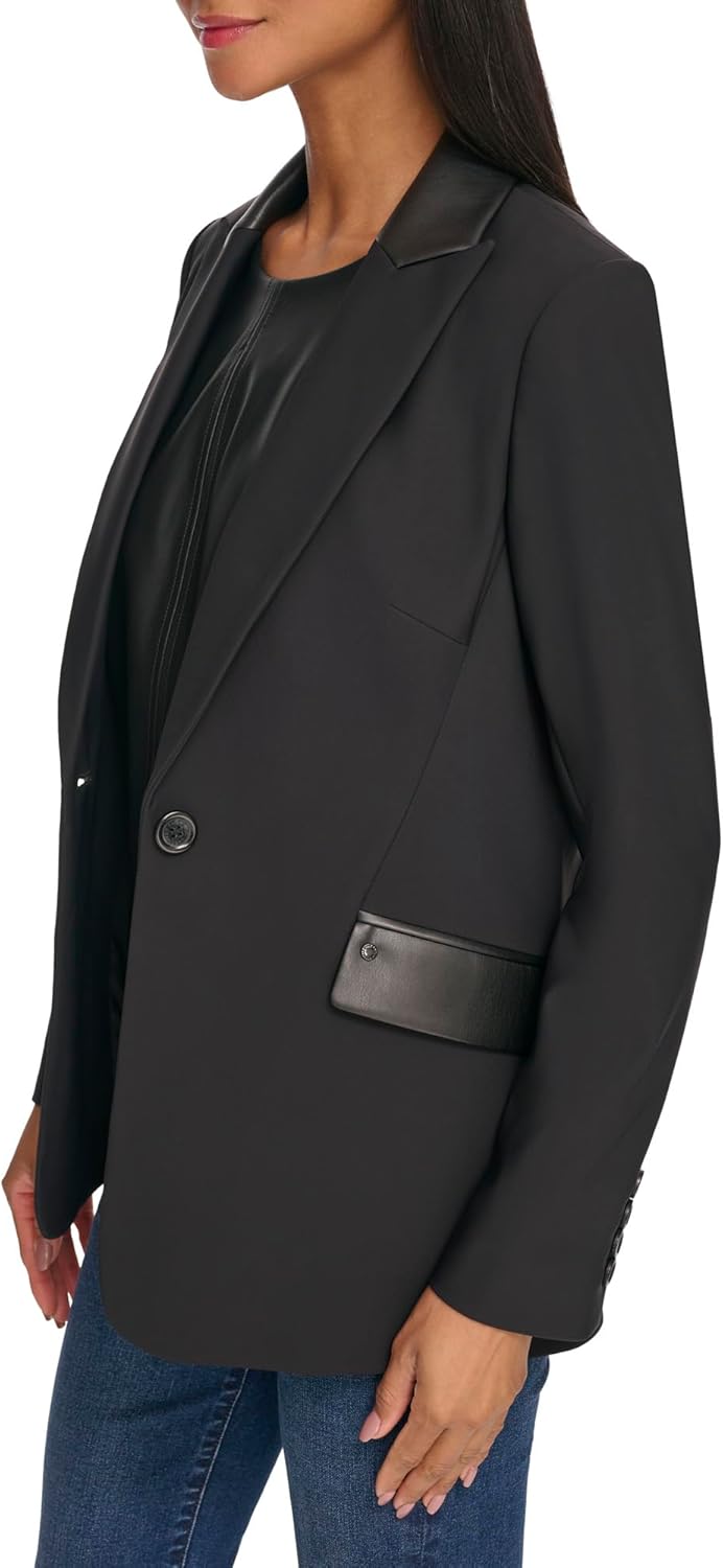 Karl Lagerfeld Paris Womens Sport Blazer - Image 3