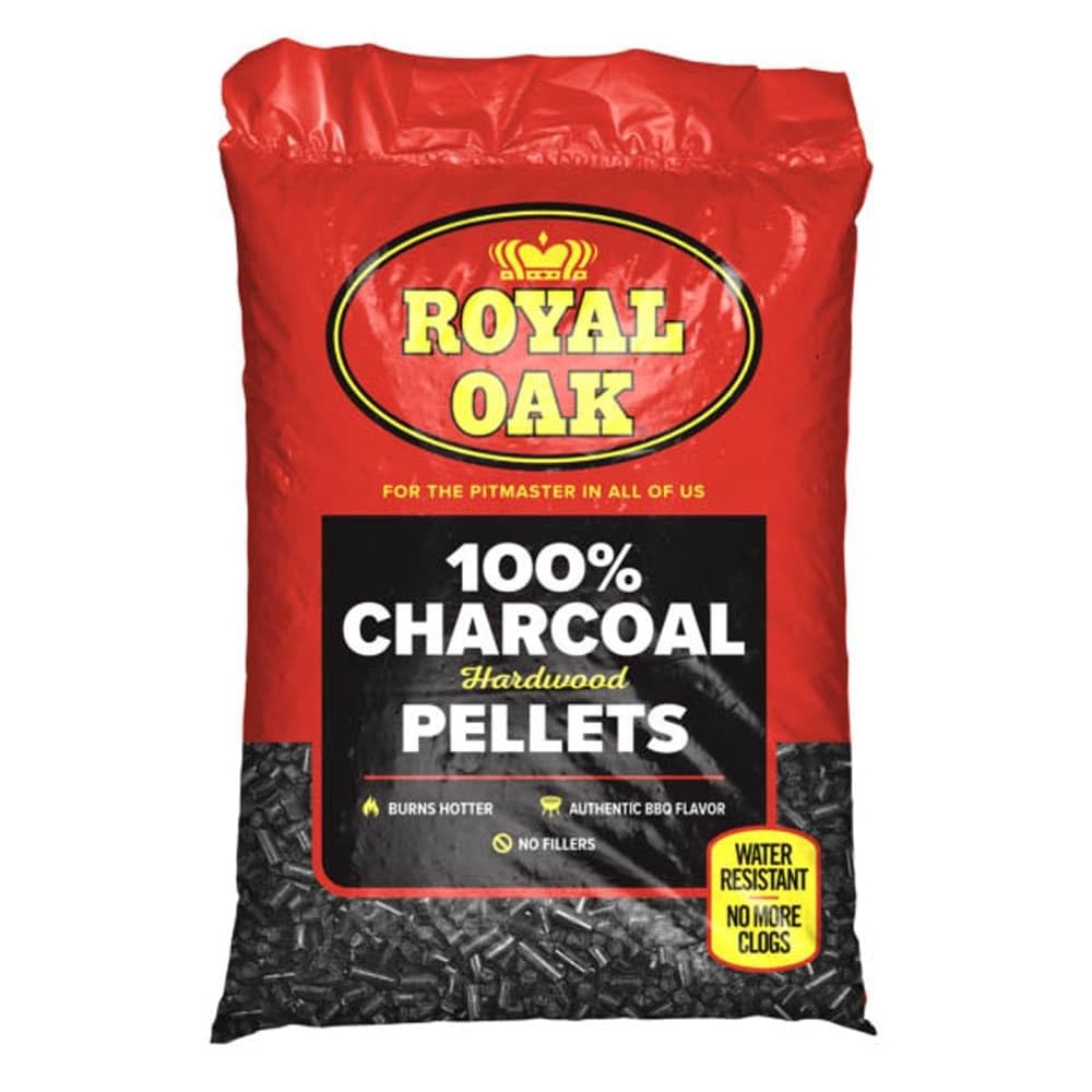 Royal Oak Charcoal Pellets 20 Lb Bag Percent Hardwood Black Wood