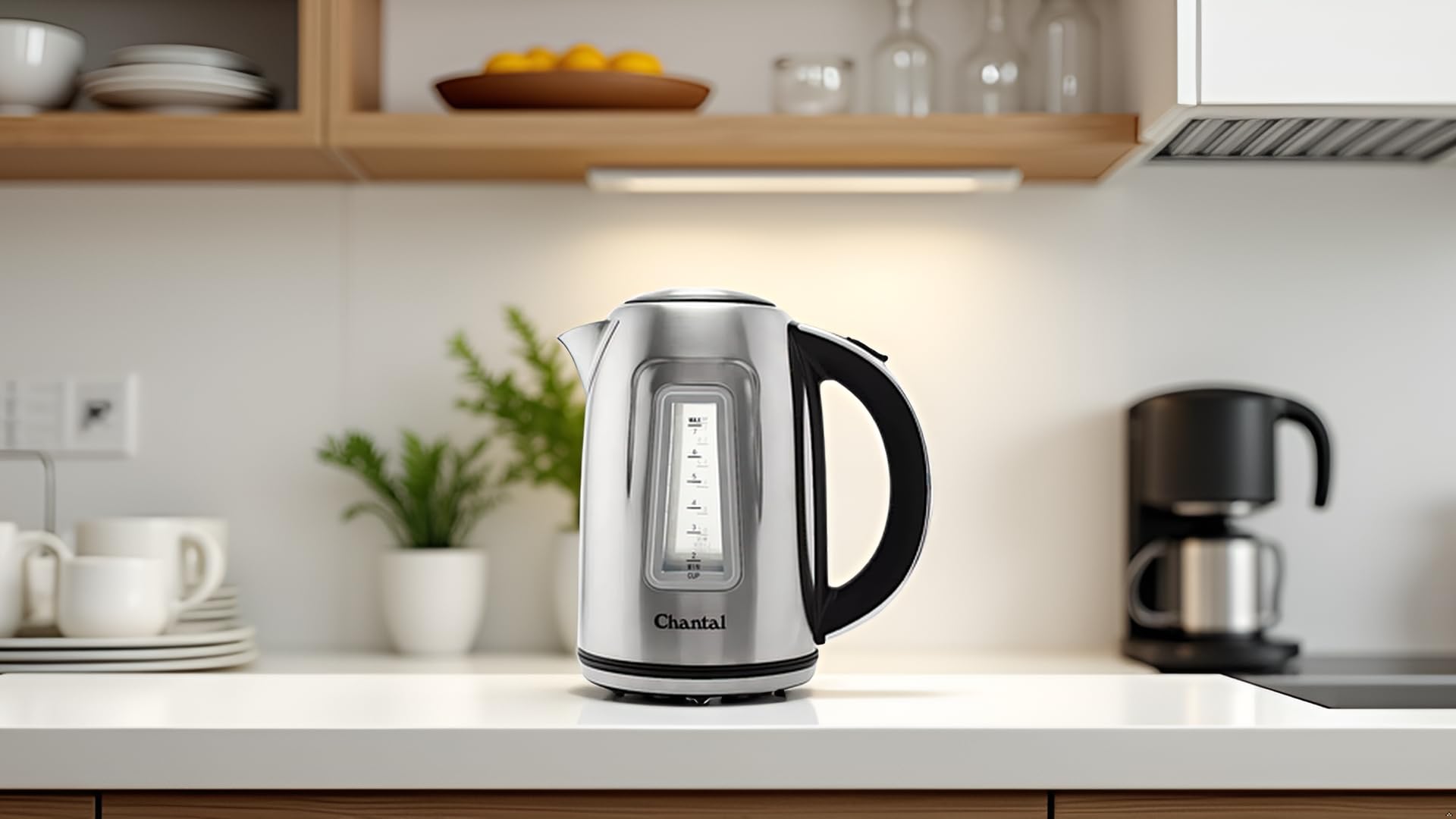Amazon.com: Chantal 1.8 QT Jupiter Electric Kettle, Stainless