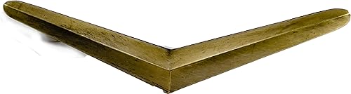 Harris Hardware 830-AB-B Gold 'V-Shape' - Tirador decorativo de cajón C2C de 3 pulgadas, en forma de V, color dorado, paquete de 10