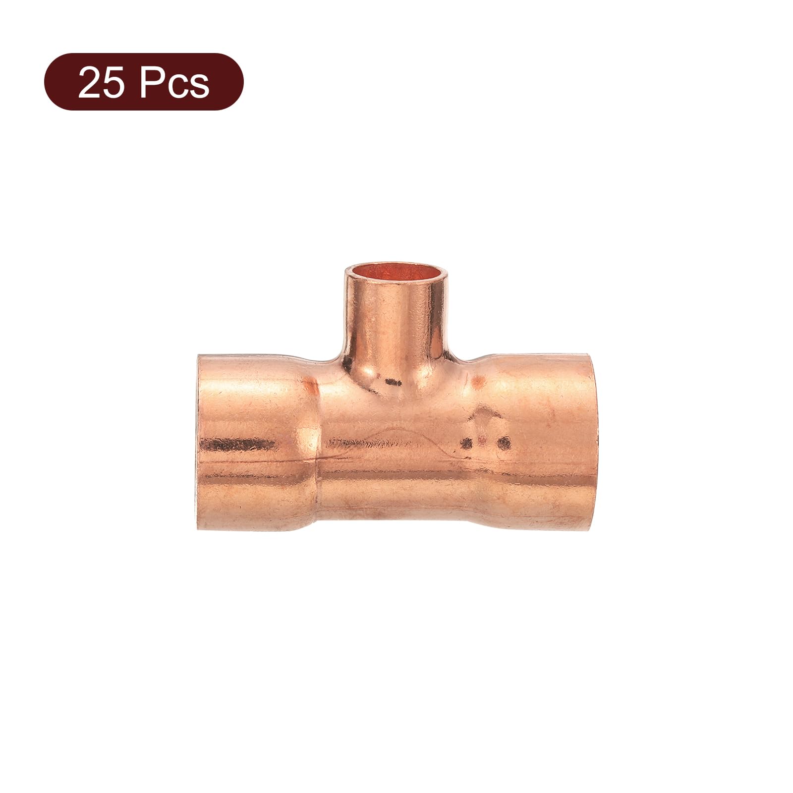 QUARKZMAN 25 Pz 3/4" x 3/8" x 3/4" Raccordi Riduzione a T Pressione | per Idraulica Alimentazione e Refrigerazione