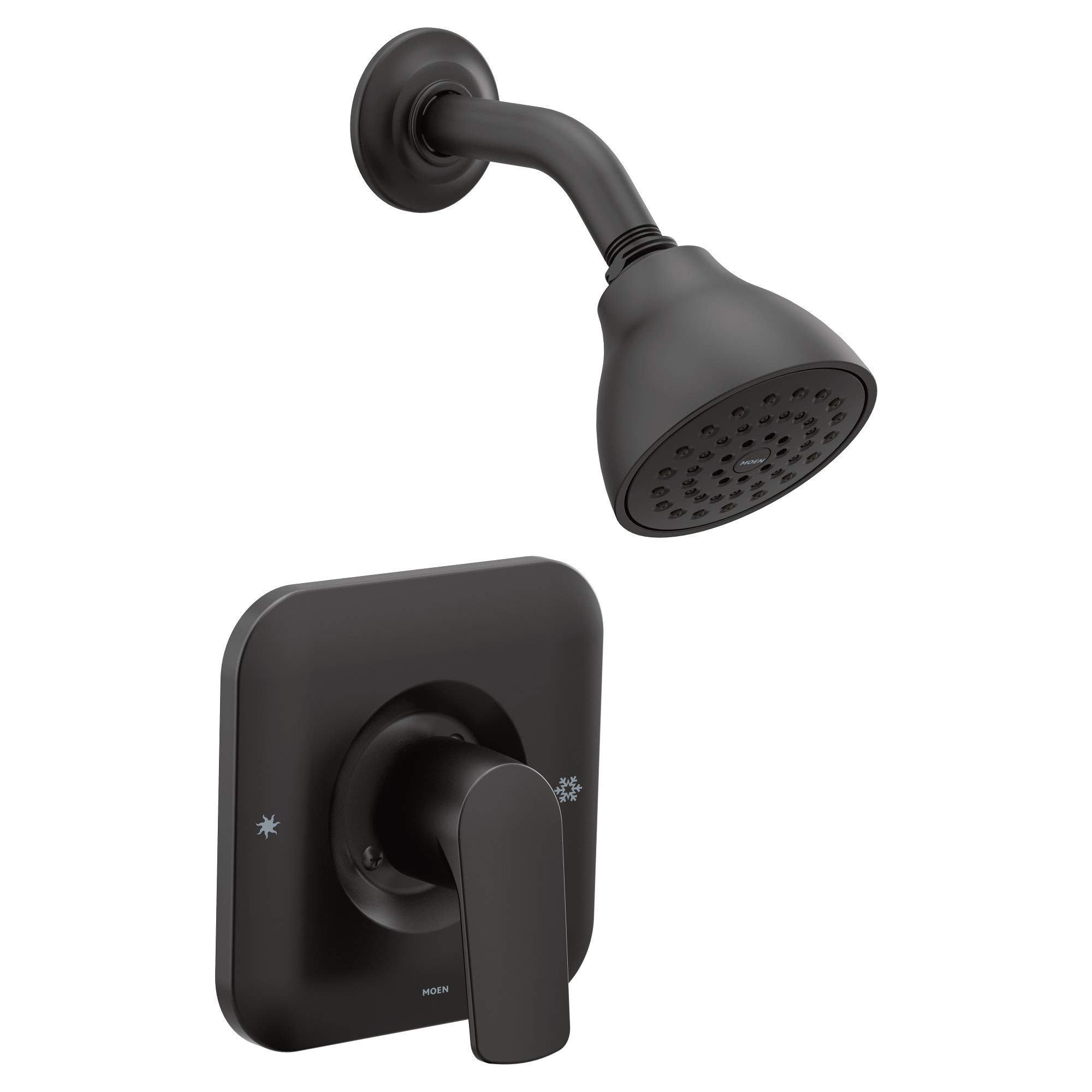 Moen T2812BL Rizon Posi-Temp Shower Trim, Valve Required, Matte BlackWaterSense