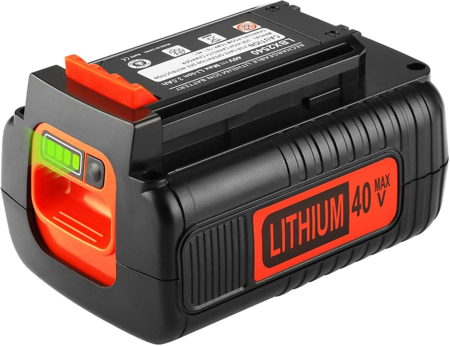 ANTRobut 3.5Ah Replacement for Black and Decker 40V Battery LBX2040 LBX1540 LBX2540 LBXR2036 LBXR36 Black+Decker Lithium Battery
