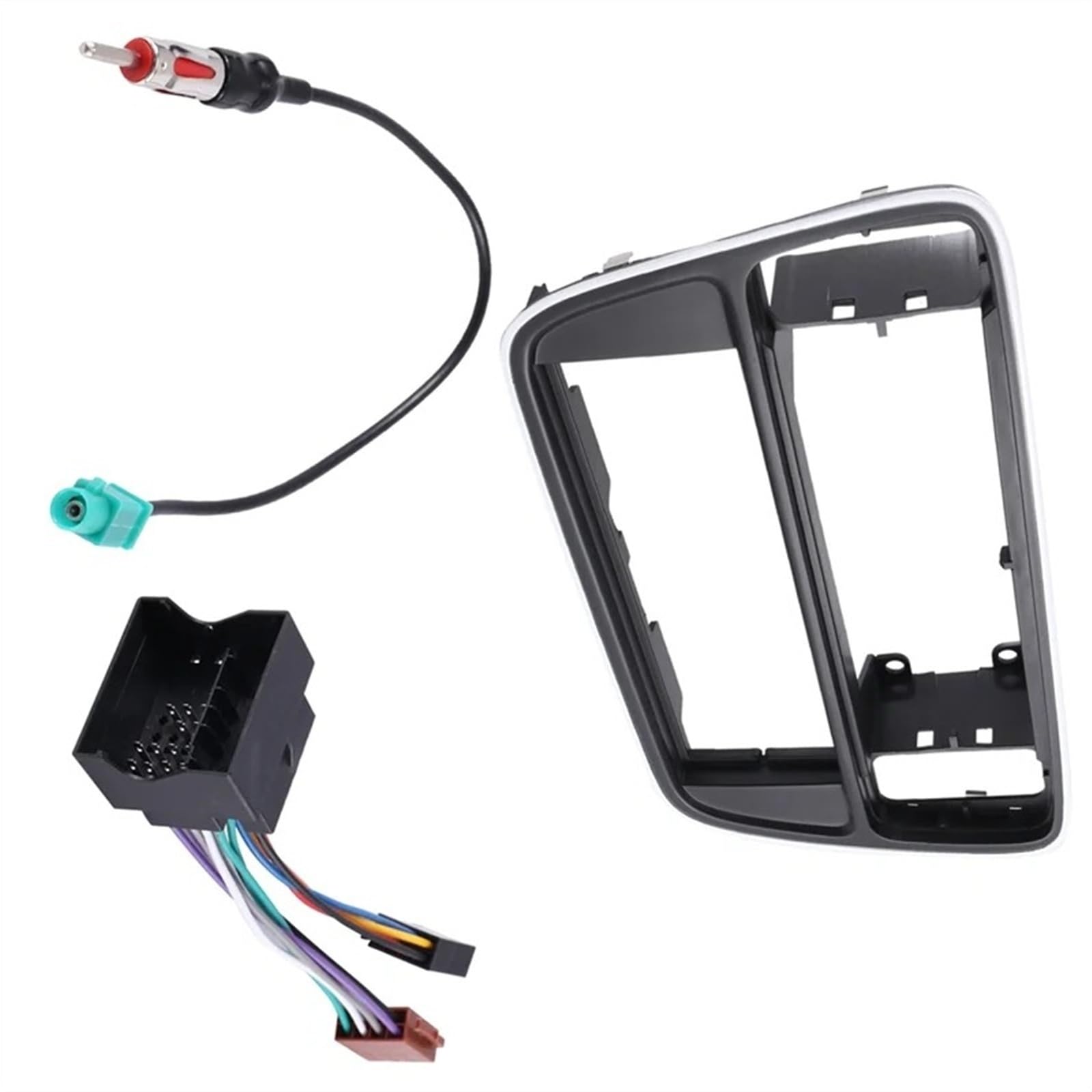 Pannello Autoradio Singolo Din Car Dash Telaio Radio Pannello Fascia Piastra Di Cablaggio Antenna Kit Per Skoda Per Citigo 2012+