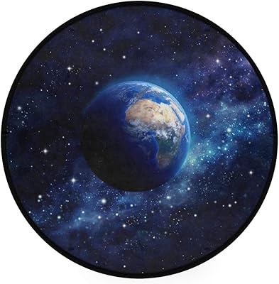 Amazon Alaza カーペット 丸型 地球柄 星柄 宇宙柄 ラグマット 円形 滑り止め 洗える 直径92cm ラグ カーペット オンライン通販 Amazon Alaza カーペット 丸型 地球柄 星柄 宇宙柄 ラグマット 円形 滑り止め 洗える 直径92cm ラグ カーペット オンライン通販