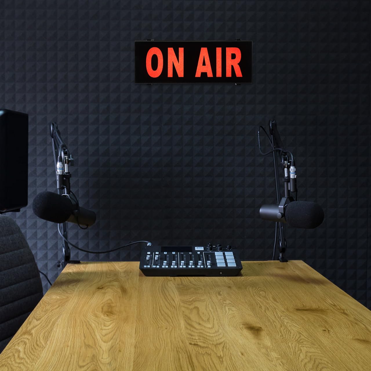 OSALADI Panneau Lumineux À Led on Air Signal D'Avertissement Pour Bureau Et Studio Lumière Douce Sans Éblouissement Compact Et Léger Idéal Pour Décoration Intérieure Et Diffusion En Direct