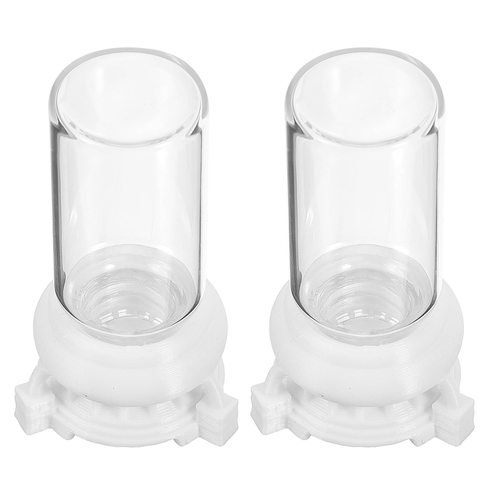 Tazones para agua de hormigas Beavorty de vidrio y plástico