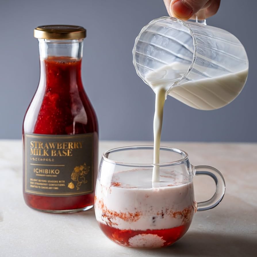 Amazon.co.jp: ICHIBIKO Strawberry Milk, 11.5 oz (325 g), 1