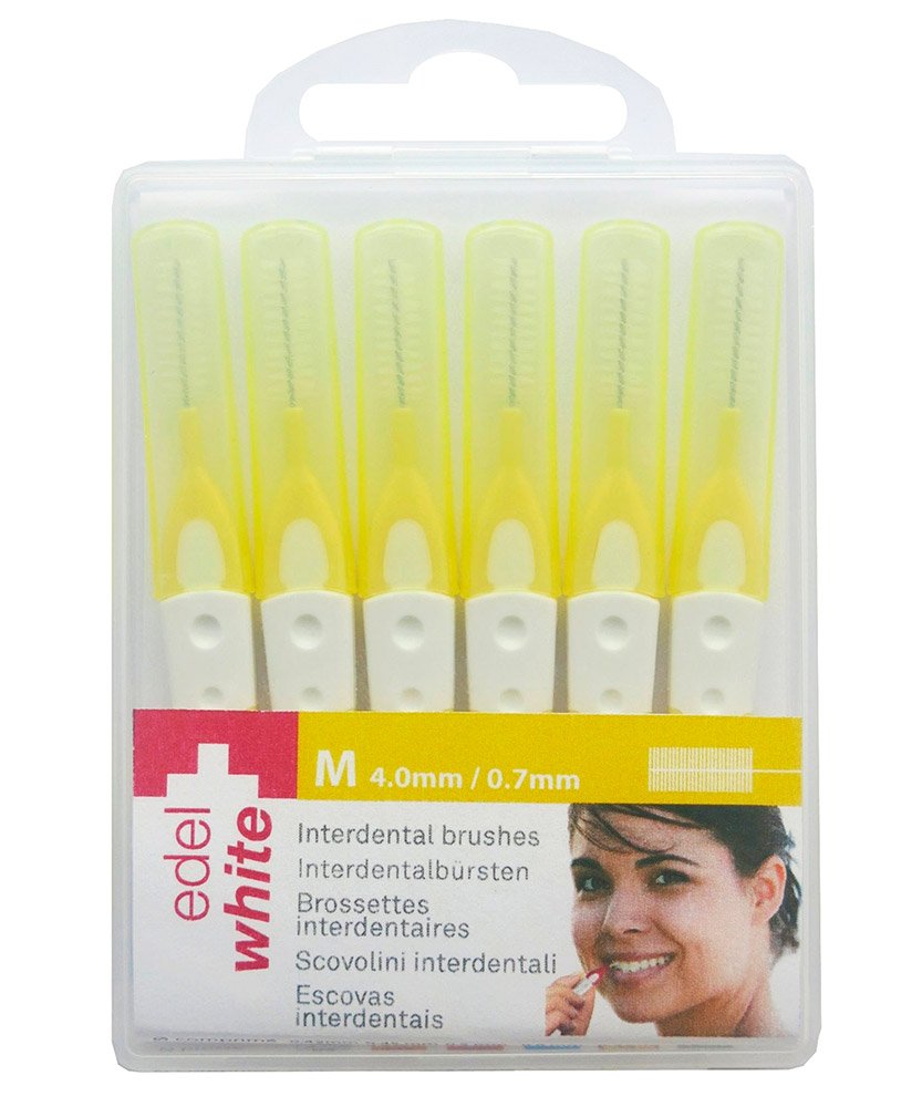 Edel + White® 6 Interdental Brushes 0.7 mm Yellow M