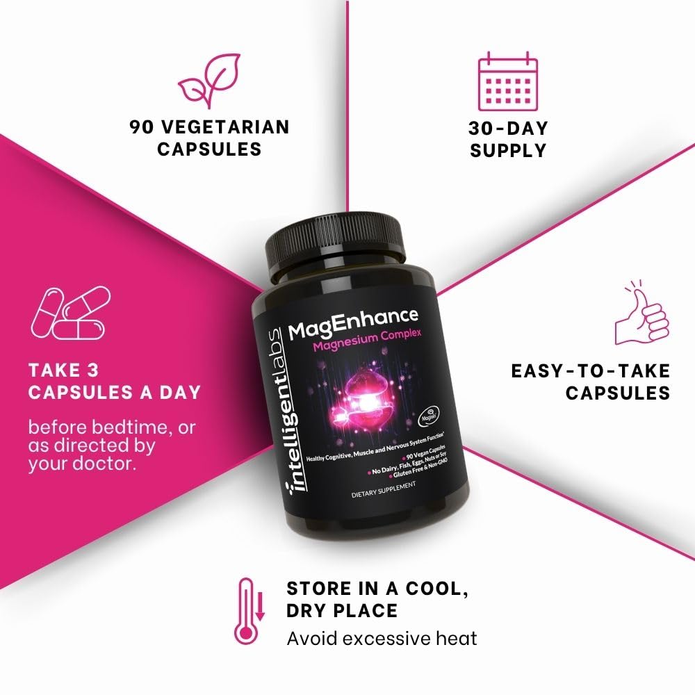MagEnhance Magnesium Complex, Magtein® L-Threonate, Glycinate for Sleep — Amazon image 6