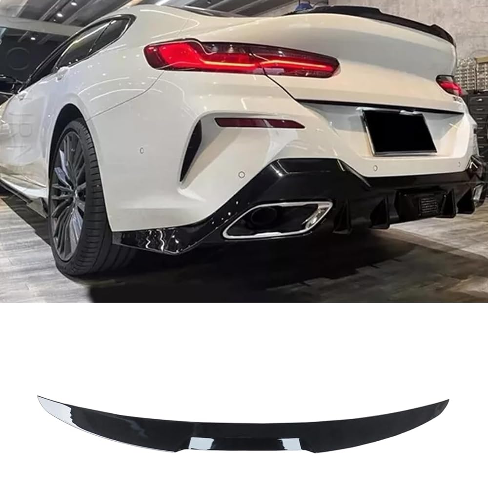 Alerón trasero negro brillante para BMW Serie 8 G16 840i M850i F93 M8 Gran Coupe 4 puertas 2018-2024 plástico ABS de alta resistencia