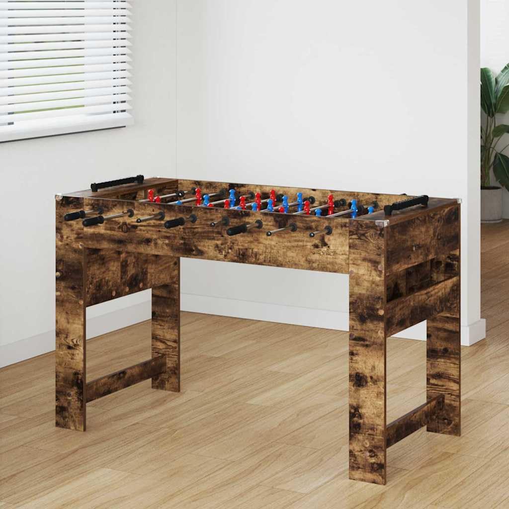 Genérico Mesa de Futbolín Roble Ahumado 125 x 60,5 x 80 cm,Deportes,Juegos de Interior,Futbolín,Mesas de futbolín-858888