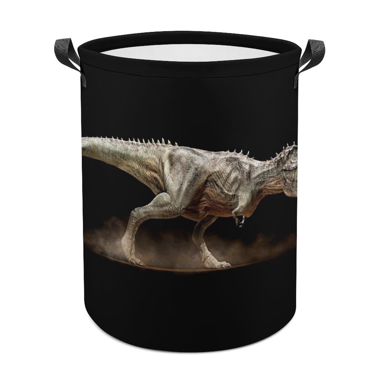 Lyfthologen Laundry Hamper, Dinosaur Rex Tyrannosaurus Laundry Basket, Washing Basket with Handle