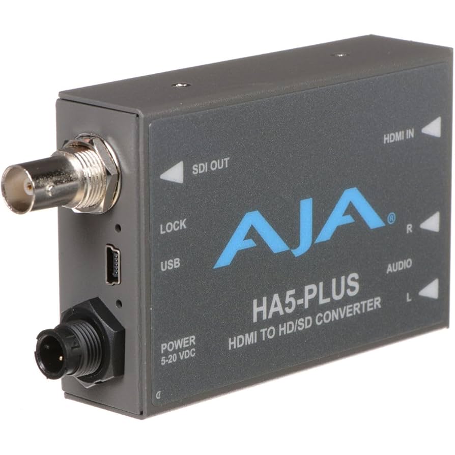 その他 AJA HA5 HDMI to SDI/HD-SDI AJA HA5 HDMI to SD/HD-SDI Video and Audio Converter (NO