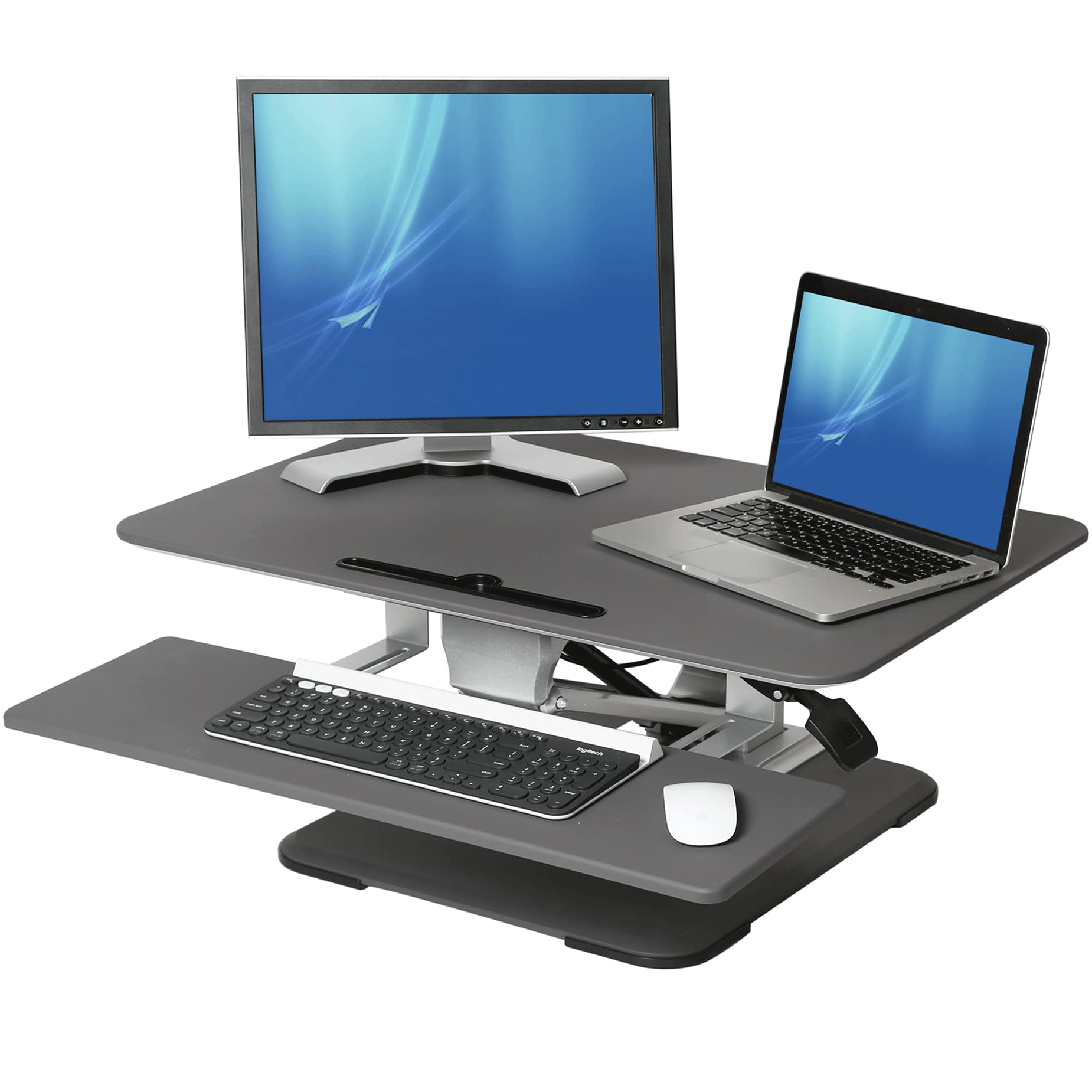 Buy Seville Classics Airlift Height Adjustable Sit To Stand Desk