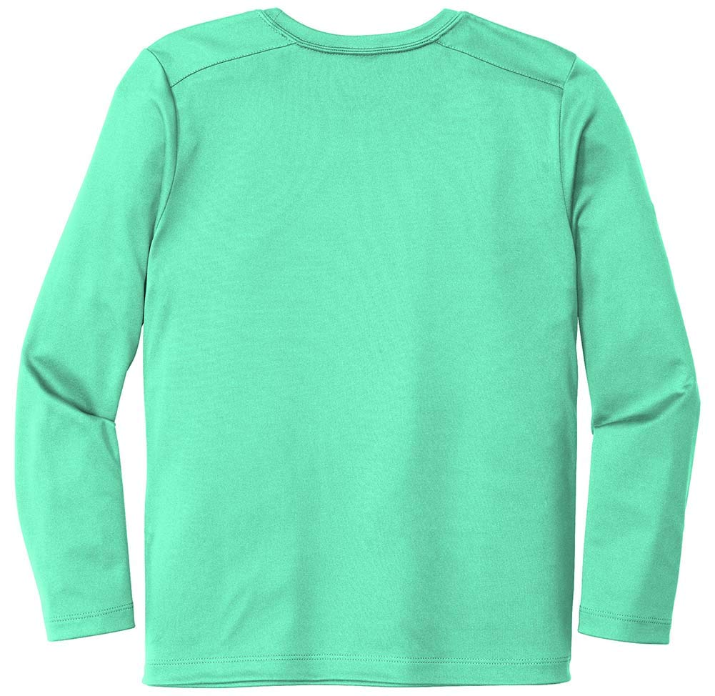DRIEQUIP Youth UPF 50 UV Sun Protection Performance Long Sleeve T-Shirt-Youth-XS-BrightSeafoam