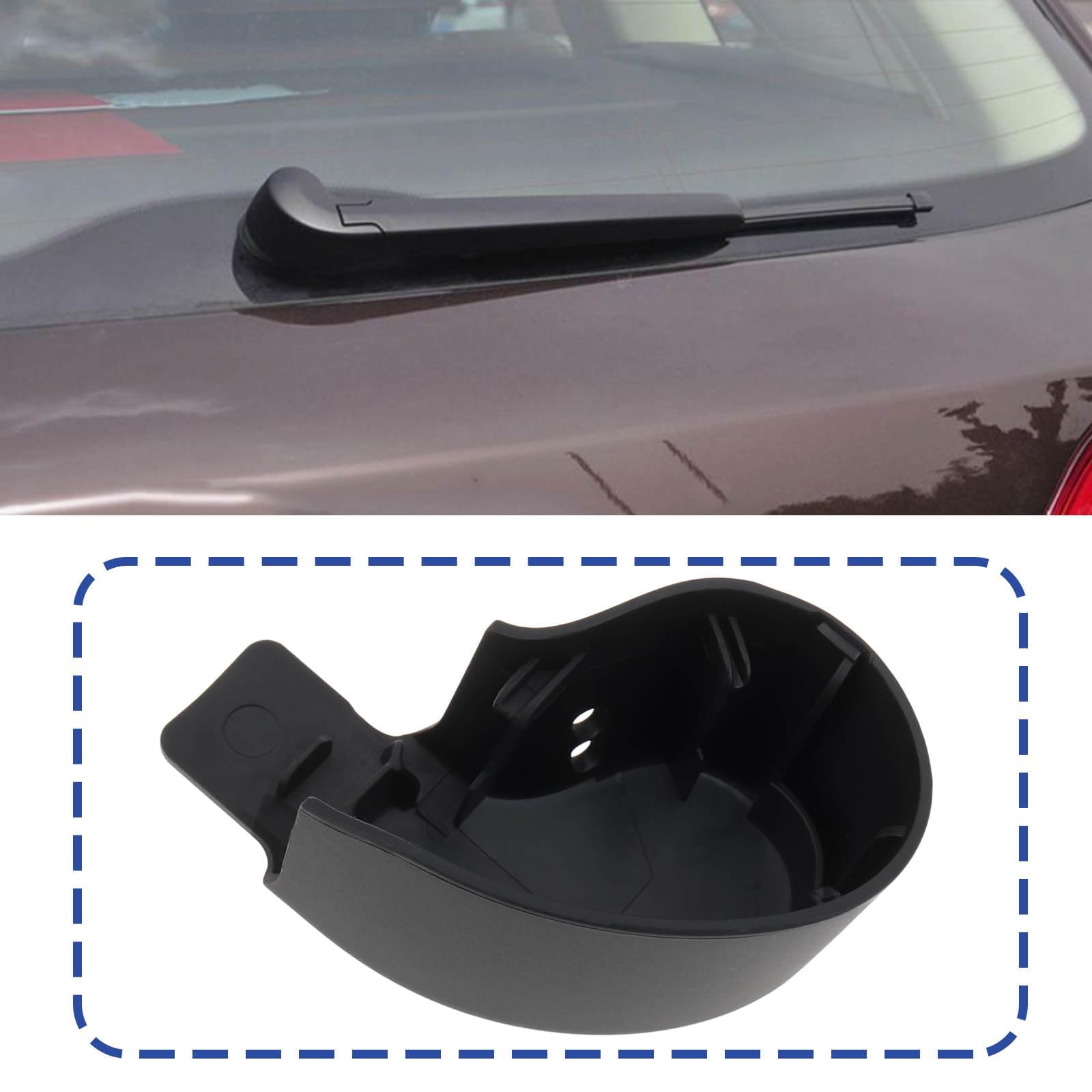 Tappo Coprimozzo Dado Braccio Tergilunotto per Fiat 600 Hybrid 2024 2025 2026, Coperchio per Bullone Tergicristallo Posteriore di Ricambio